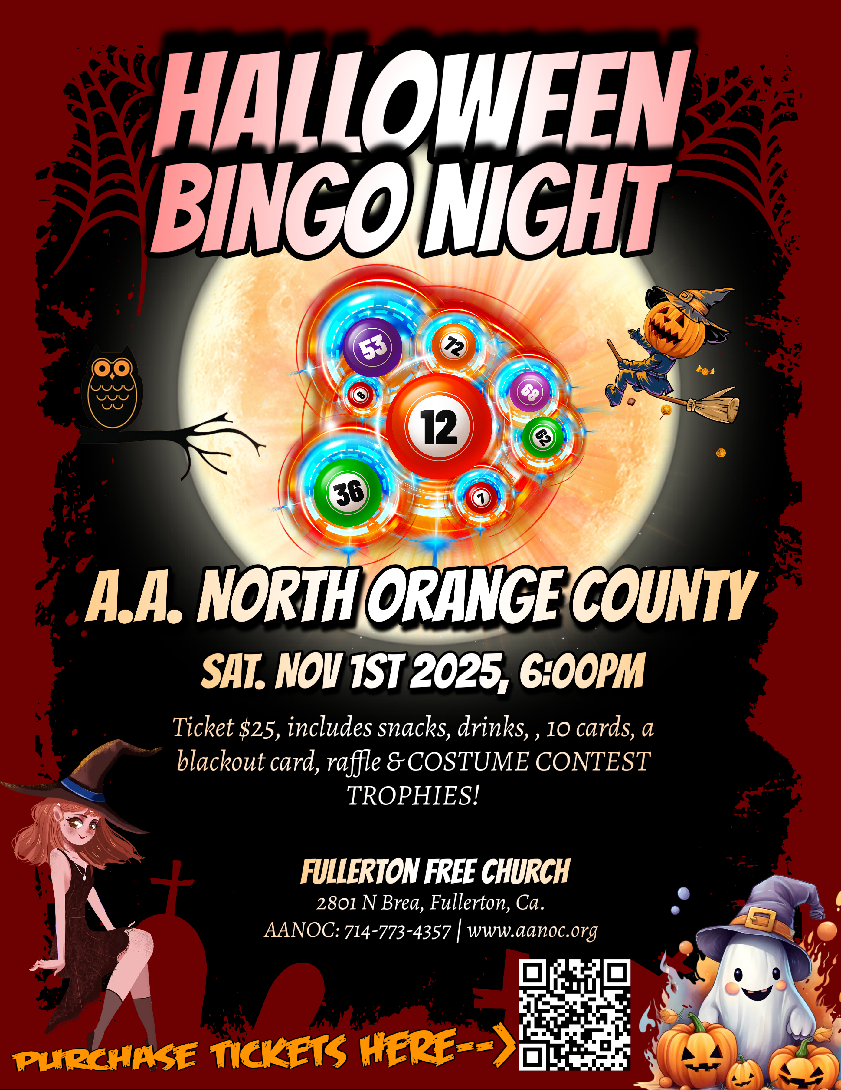 Halloween Bingo Night 2025