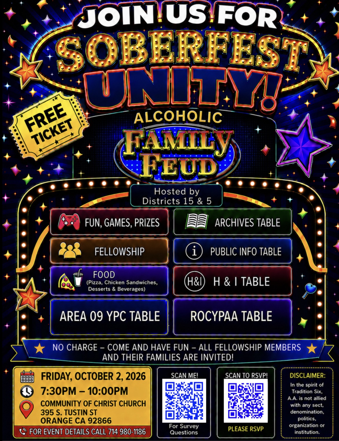Soberfest Unity!